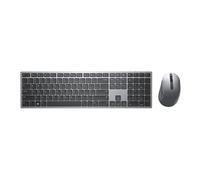 Premier Multi-Device KM7321W - Ensemble clavier et souris - sans fil - 2.4 GHz, Bluetooth 5.0 - QWERTY - Russe - gris titan - avec 3 years NBD