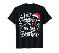 Premier Noël en Tant Que Big Brother Cute Holiday New Brothers T-Shirt