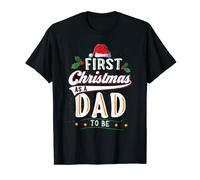 Premier Noël en tant que papa, futur père Noël T-Shirt