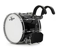 Premier NXT GEN Marching Grosse Caisse de Fanfare 16" x 14" , Noir
