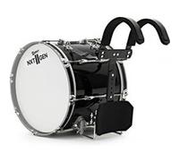 Premier NXT GEN Marching Grosse Caisse de Fanfare 18" x 10" , Noir