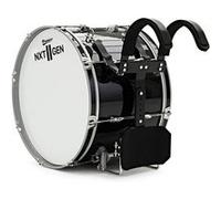 Premier NXT GEN Marching Grosse Caisse de Fanfare 22" x 14" , Noir