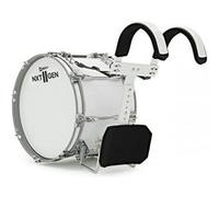 Premier NXT GEN Marching Grosse Caisse Traditionnelle de Fanfare 14" x 10" , Blanc