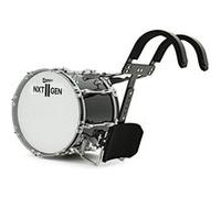 Premier NXT GEN Marching Grosse Caisse Traditionnelle de Fanfare 14" x 10" , Noir