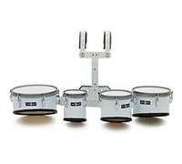 Premier NXT GEN Marching Set de Toms Ténors 6/8/10/12 pour Fanfare, Blanc