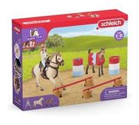 Schleich Coffret Premier Pas au Ranch Western – Poupée beige – 5 ans et +
