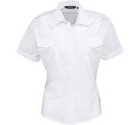 Premier Pilote - Chemise à manches courtes - Femme (FR 54) (Blanc) - UTRW1096 Blanc G