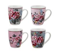 Premier Pippa Lot de 4 Tasses New Bone China Multicolore