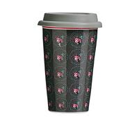 Premier Pippa Tasse de Voyage Thermique avec Couvercle en Porcelaine, Gris, en Silicone, 330 ML