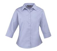 Premier Pr305 Blouse Chemisier À Manches 3/4 En Popeline De Polycoton