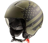 Premier Rocker AM, casque à jet XS Mat Olive/Noir Mat Olive/Noir