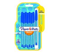 Premier Stationery Papermate Inkjoy Lot de 8 stylos à bille Bleu
