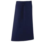 Premier Tablier de bar unisexe coloré (style continental), bleu marine, taille unique
