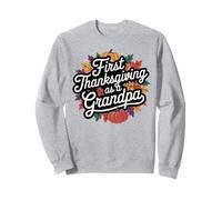 Premier Thanksgiving en tant que grand-père famille vacances grands-parents Sweatshirt