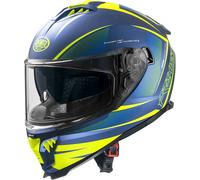Premier Typhoon FR, casque intégral L Mat Bleu Foncé/Bleu/Jaune Néon Mat Bleu Foncé/Bleu/Jaune Néon