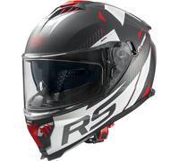 Premier Typhoon RS 2 BM Casque, noir-blanc-rouge, taille XL pour homme
