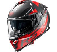 Premier Typhoon RS 92 BM Casque, noir-rouge, taille S pour homme
