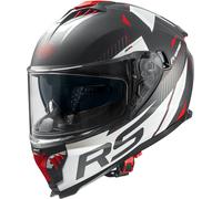 Premier Typhoon RS, casque intégral M Mat Noir/Blanc/Rouge Mat Noir/Blanc/Rouge