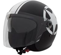 Premier Vangarde Star, jet helmet XL Noir Mat/Blanc Noir Mat/Blanc