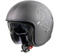 Premier Helmets Vintage Evo Star Carbon Open Face Helmet Noir S