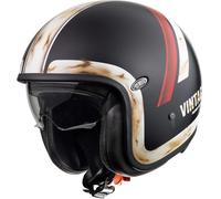 Premier Vintage DO 92 O.S. BM Casque jet, Noir/Blanc/Rouge, Taille XS (53/54)