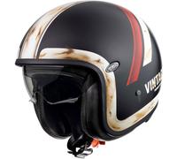 Premier Vintage DO O.S., casque à jet S Mat Noir/Blanc/Rouge Mat Noir/Blanc/Rouge