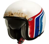 Premier Vintage Evo BTR 8, casque ouvert S Mat Blanc/Rouge/Bleu Mat Blanc/Rouge/Bleu