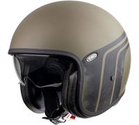 Premier Vintage Evo BTR, casque ouvert L Mat Vert Foncé/Noir Mat Vert Foncé/Noir