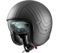 Premier Vintage EX, casque à jet L Mat Gris Foncé/Noir Mat Gris Foncé/Noir