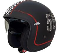 Premier Vintage FL, casque à jet XS Noir Mat Noir Mat