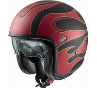 Premier Vintage FR 2 BM Casque Jet, noir-rouge, taille XS pour homme