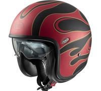 Premier Vintage FR, casque à jet M Mat Rouge/Noir Mat Rouge/Noir