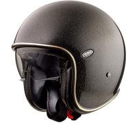 Premier Vintage Glitter, casque à jet L Noir/Or Noir/Or