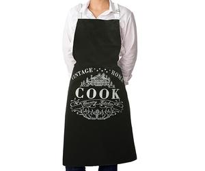 Premier Vintage Home Tablier 100 % coton Noir