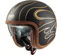 Premier Helmets Casque Jet 23 Vintageplatin Ed. Carbon Fr Bm 22.06