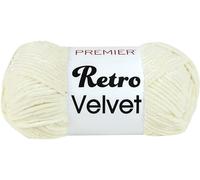 PREMIER YARNS Fil rétro en velours crème, taille unique