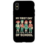 Première année Mon Premier Jour d'école Cute Kids ABCD School Coque pour iPhone X/XS