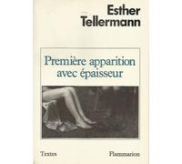 Première apparition avec épaisseur: POESIE