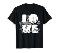 Première Communion Amour chrétien eucharistie Foi catholique T-Shirt