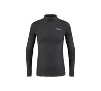 Première couche SALEWA ZEBRU MED WARM AMR M 1/2Z TEE. (onyx) homme M (48 IT)