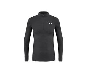 Première couche SALEWA ZEBRU MED WARM AMR M 1/2Z TEE. (onyx) homme XL (52 IT)