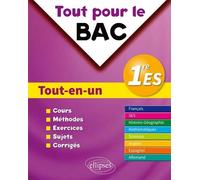 Première ES - Toutes matières - Hugo Billard - Ellipses - broché - Scolaire / Universitaire