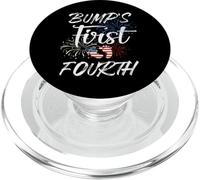Première Grossesse 4 Juillet Indépendance Patriotique de Bump PopSockets PopGrip pour MagSafe