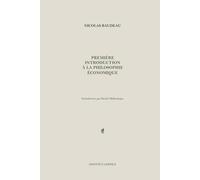 Première introduction à la philosophie économique