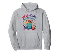 Première journée de troisième année Filles Nouvelles Aventures Sweat à Capuche, Unisexe pour Adultes, Gris Chiné, M