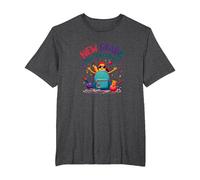 Première journée de troisième année Filles Nouvelles Aventures T-Shirt, Homme Grandes Tailles, Chiné Foncé, 3X Tall