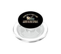 Première Loi de Newton Inertie Physique Science Humour PopSockets PopGrip pour MagSafe