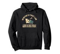 Première Loi de Newton Inertie Physique Science Humour Sweat à Capuche