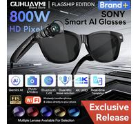 Première mondiale 2026 Nouvelles lunettes de tir à intelligence artificielle 4K HD 800W Pixels Caméra Appel Bluetooth Assistant vocal Traduction IA Lunettes intelligentes Blue light