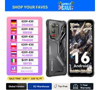 【Première mondiale】Blackview Fort 5 Smartphone robuste avec écran 2.4K de 6,78 pouces, appareil photo phare 108MP, charge sans fil, haut-parleur BOX 2W Black